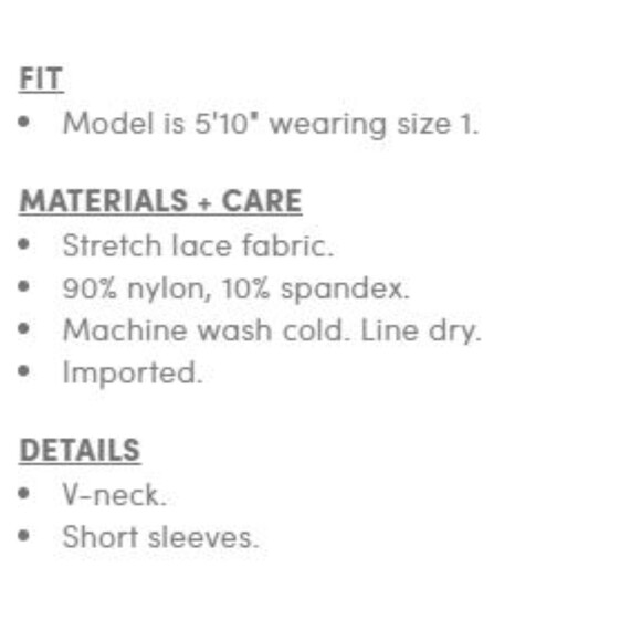 NWT Torrid 5X Deep Black Cinched Stretch Lace V-Neck Short Sleeve Bodysuit - Picture 5 of 7